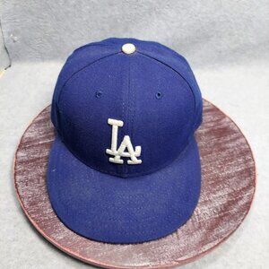 Los Angeles Dodgers MLB Adjustable Baseball Cap DSome Discoloring  7 1/4